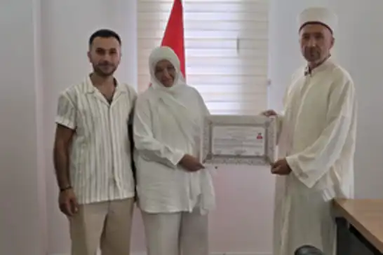 Mardin’de Müslüman olan Almanya vatandaşına Meryem adı verildi