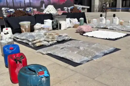 Li 11 bajaran ji tonek zêdetir tiryak hatin bidestxistin