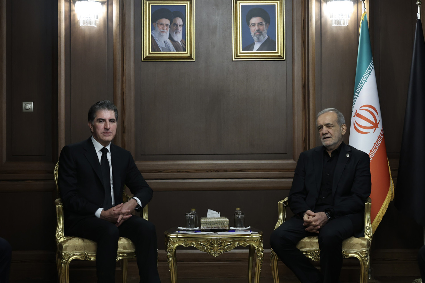 سەرۆکی هەرێمی لەگەڵ بەرپرسانی ئێران کۆبوویەوە