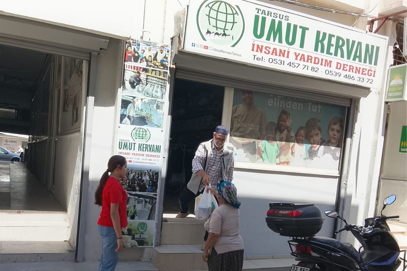Tarsus Umut Kervanı'ndan Yetim ve ihtiyaç sahibi ailelere gıda desteği