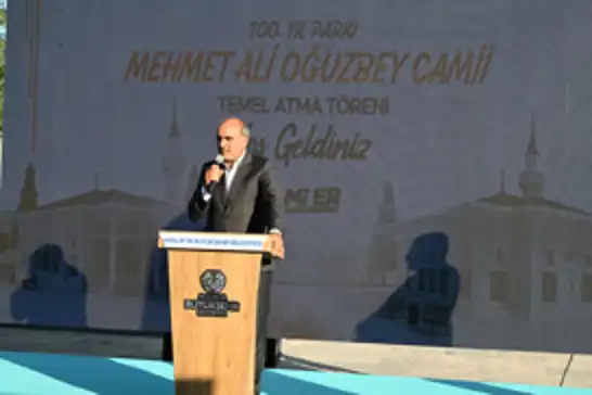 Malatya'da 100. Yıl Kent Parkı'nda cami yapımına başlandı