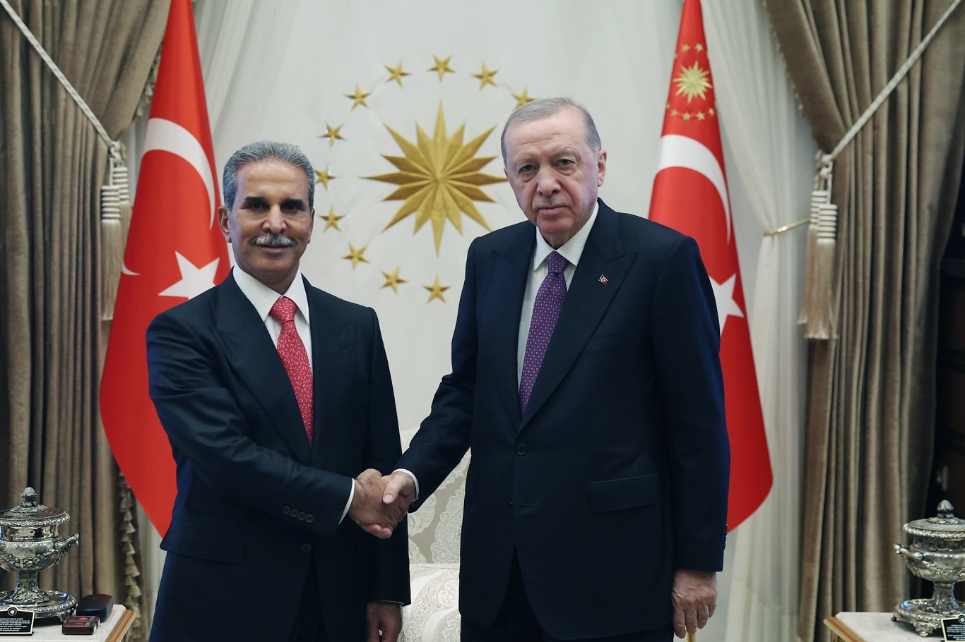 Cumhurbaşkanı Erdoğan, Irak Yüksek Yargı Konseyi Başkanı Zeydan ile görüştü