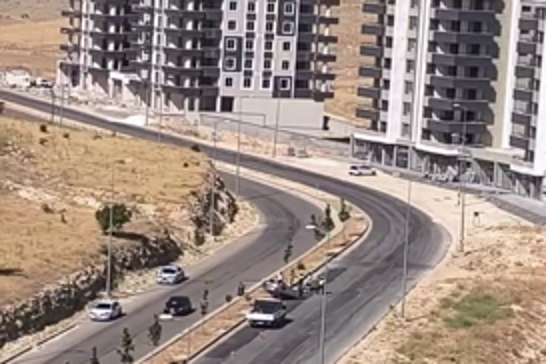 Gaziantep'te kontrolden çıkan otomobil takla attı