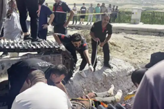 Malatya'da yol çalışması sırasında göçük: 2 ölü