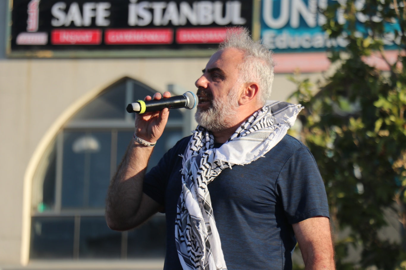 Filistin Konvoyu için İstanbul'da miting düzenlendi