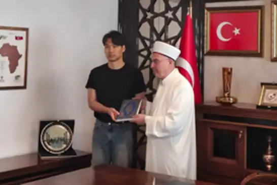 Güney Koreli Choi Seung Gon Mersin'de Müslüman oldu