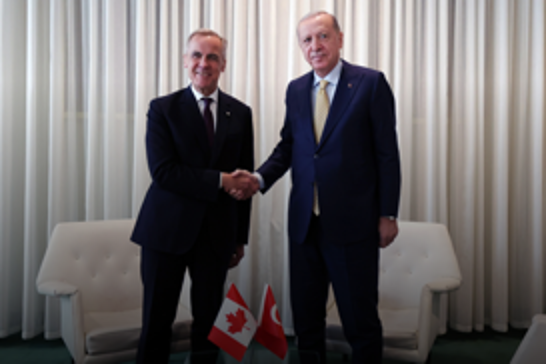 Cumhurbaşkanı Erdoğan Kanada Başbakanı Carney ile görüştü