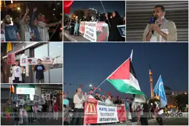 Protesters in Istanbul demand pressure on companies linked to Israeli occupation