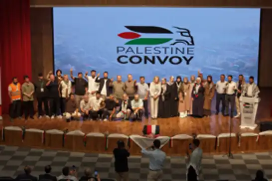 Filistin Konvoyu Türkiye Delegasyonu:  Gazze için Fransa'dan hareket edilecek