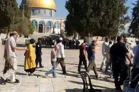 Israeli settlers storm Al-Aqsa Mosque compound under heavy police protection