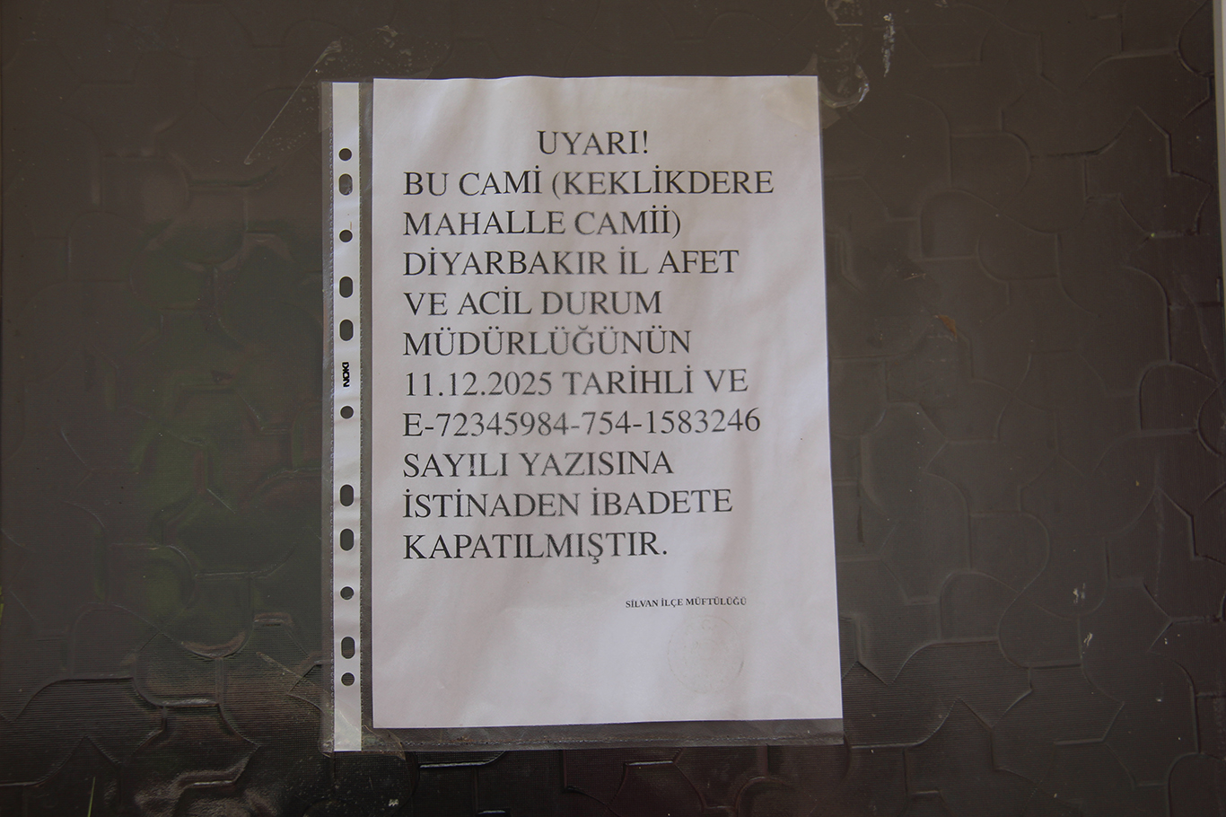 4 aydır kapalı olan tarihi cami için yetkililere çağrı