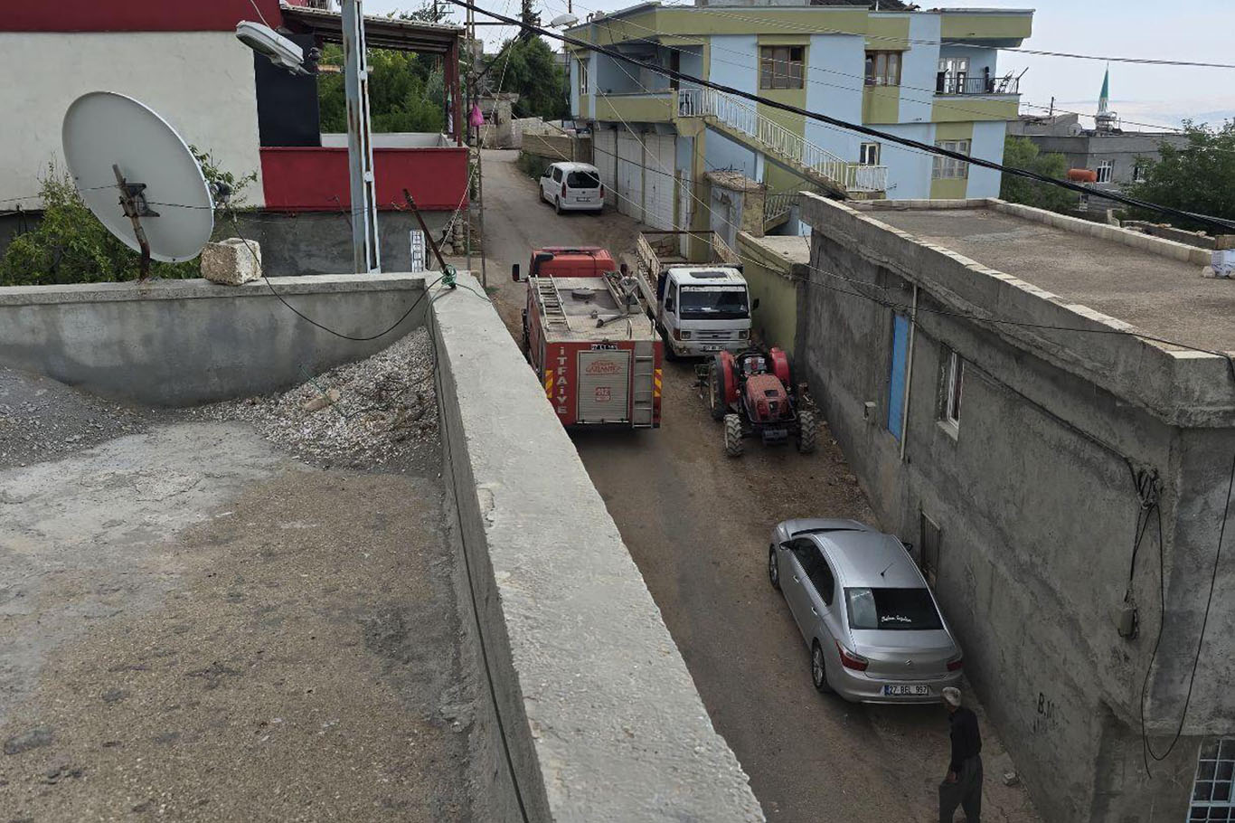 Gaziantep'te dağlık alanda çıkan yangın söndürüldü