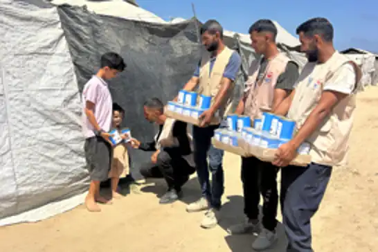 Yetimler Vakfı kurban emanetlerini Gazze'ye ulaştırdı