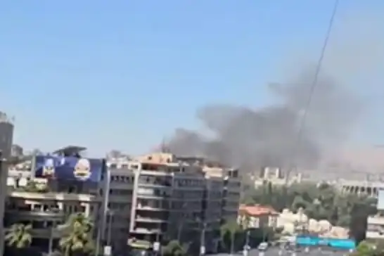 Explosions in Syrian capital raise security concerns during Macron visit