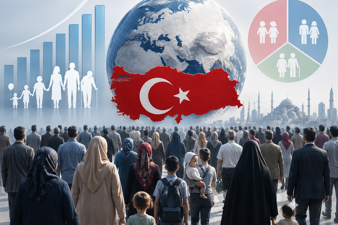 Türkiye ranks 18th globally in population as world reaches 8.23 billion: TurkStat