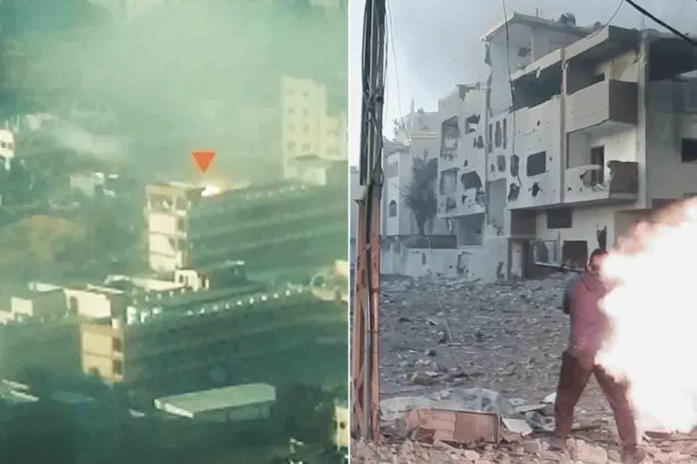Tûgayên Qessam dîmenên pevçûnên li bajarê Xezzeyê belav kirin