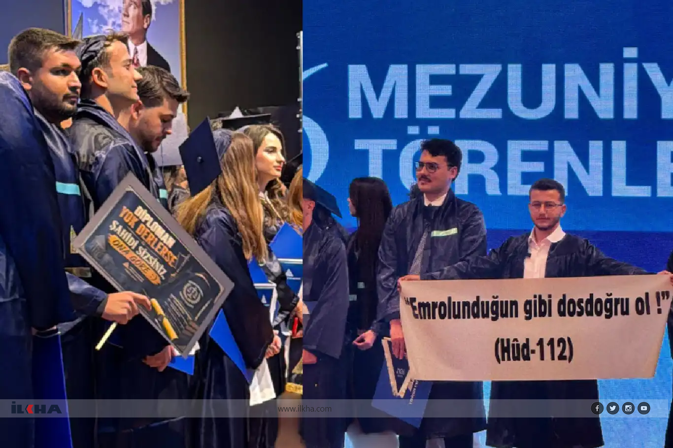 Di mezûnîyetê de ji ayeta Xwedê re tehemul nehat kirin