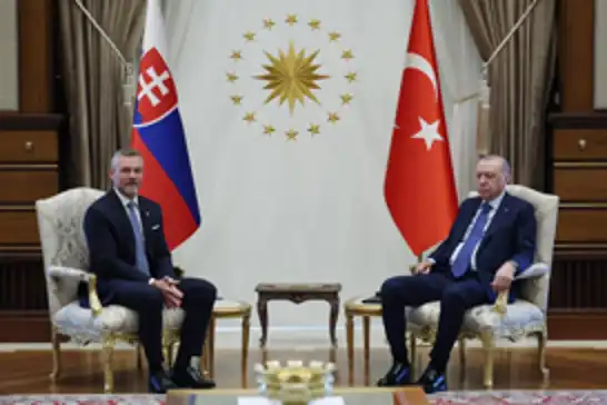 Erdoğan holds talks with Slovak President on NATO summit sidelines