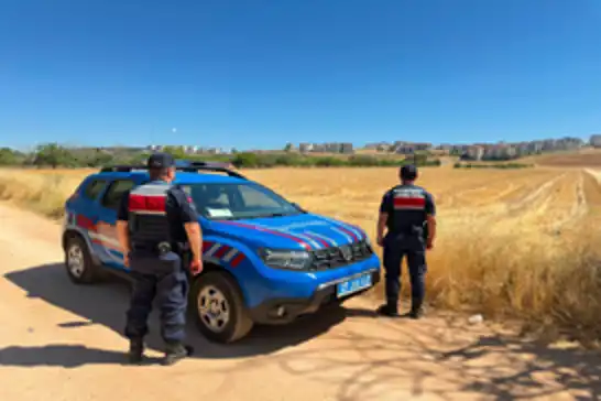 Gaziantep'te anız yangınlarına karşı denetim