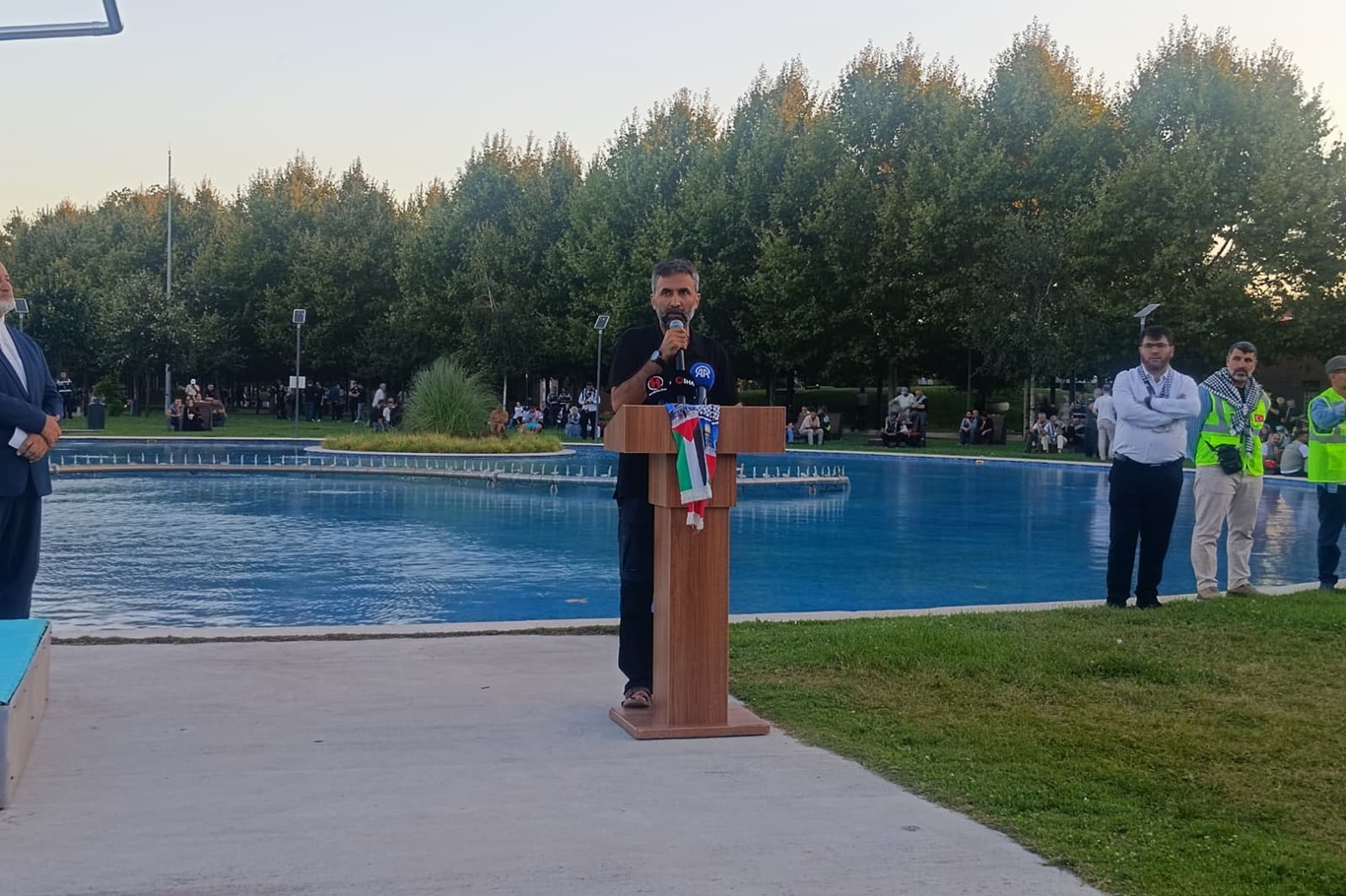 Filistin Konvoyu Sakarya'da coşkuyla karşılandı