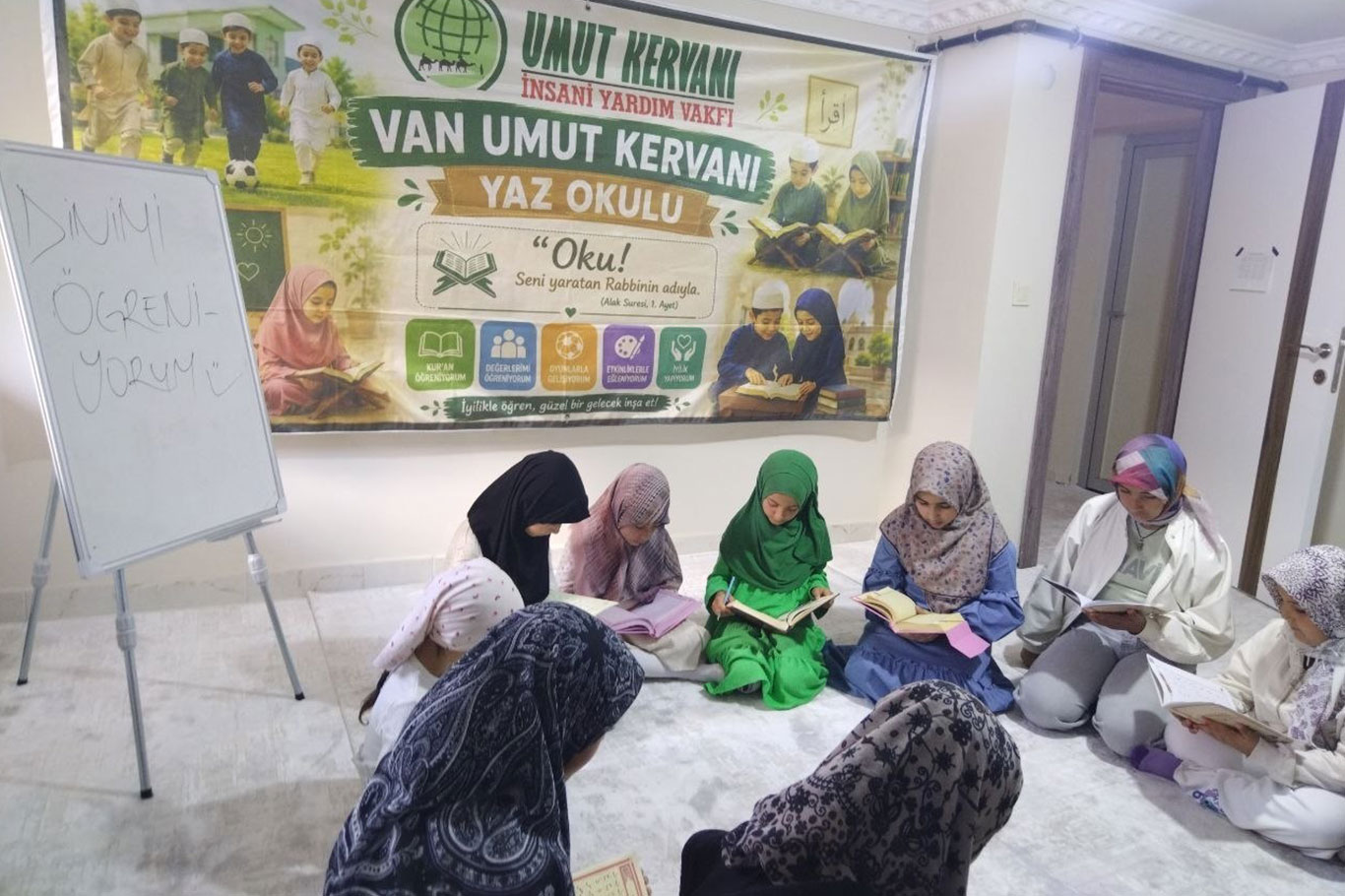 Van Umut Kervanı Yaz Okulu yoğun ilgi görüyor
