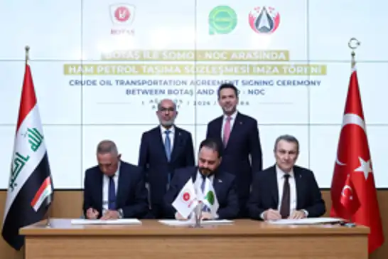 Türkiye ile Irak arasında ham petrol boru hattı için anlaşma imzalandı