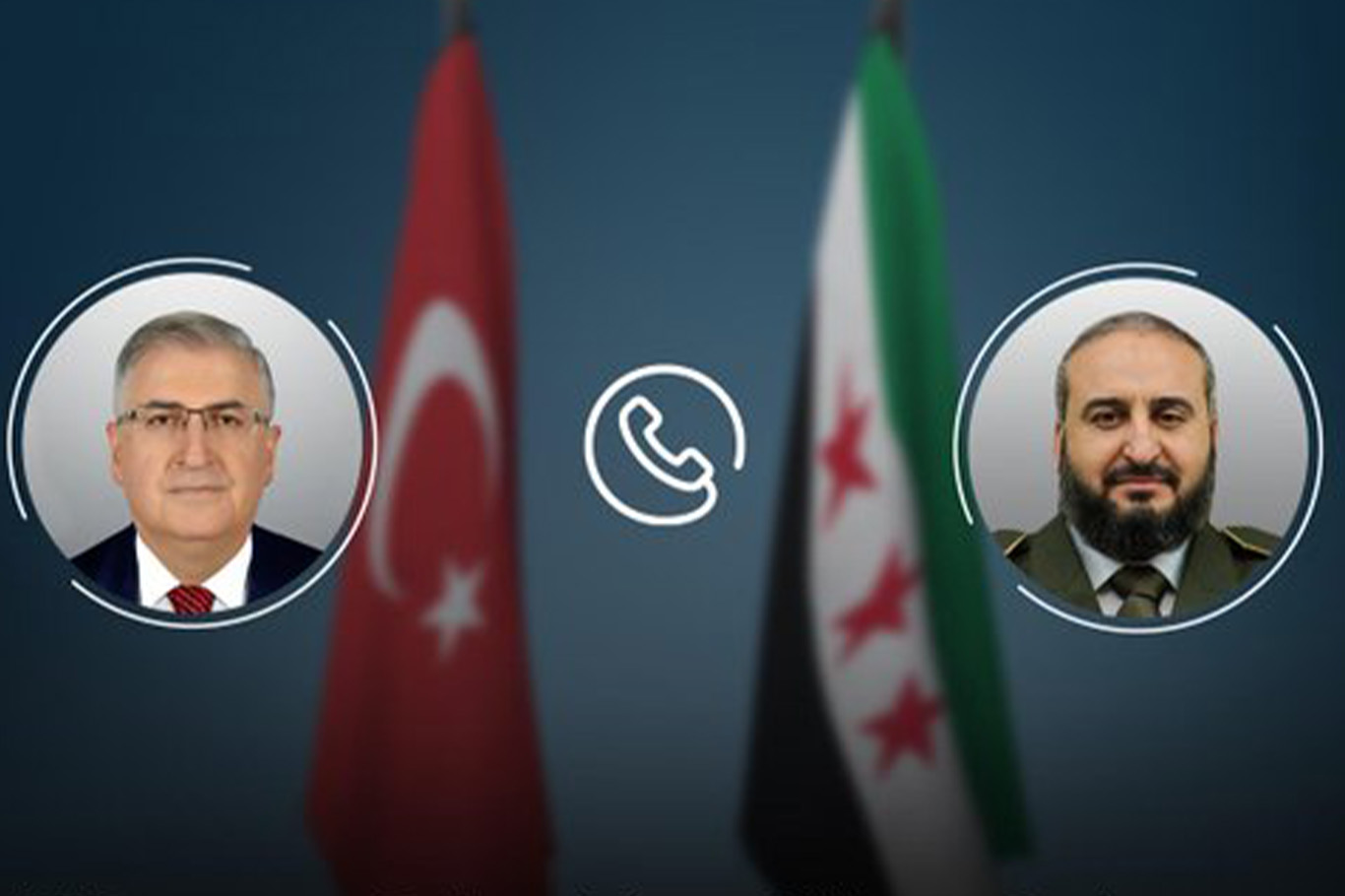 Turkish, Syrian defense ministers discuss bilateral security cooperation in phone call