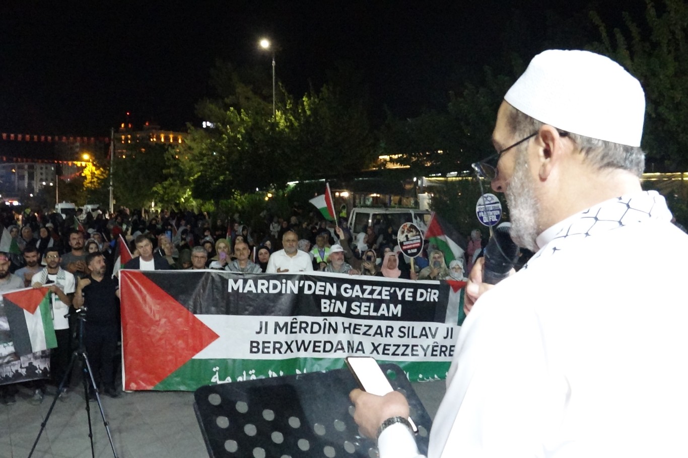 Uluslararası Filistin Konvoyu Mardin’de: "Filistin Konvoyu’nun yükü maddi yardımlardan çok daha ağırdır"