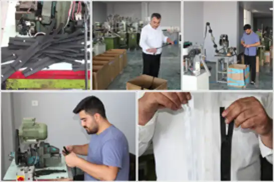 Tekstil kenti Batman'da fermuar üretimi de başladı