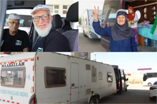 Filistin Konvoyu'na katılan çift: Karavan ve minibüsümüzü Filistinli kardeşlerimize bağışlayacağız