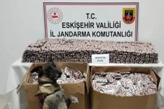 Eskişehir'de 84 bin sentetik hap ele geçirildi: 3 tutuklama
