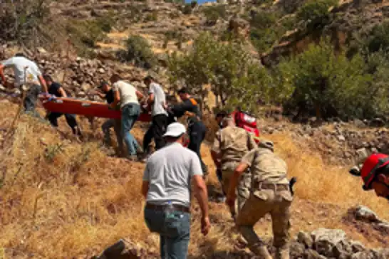Şırnak’ta ağaçtan düşen vatandaş için ekipler seferber oldu