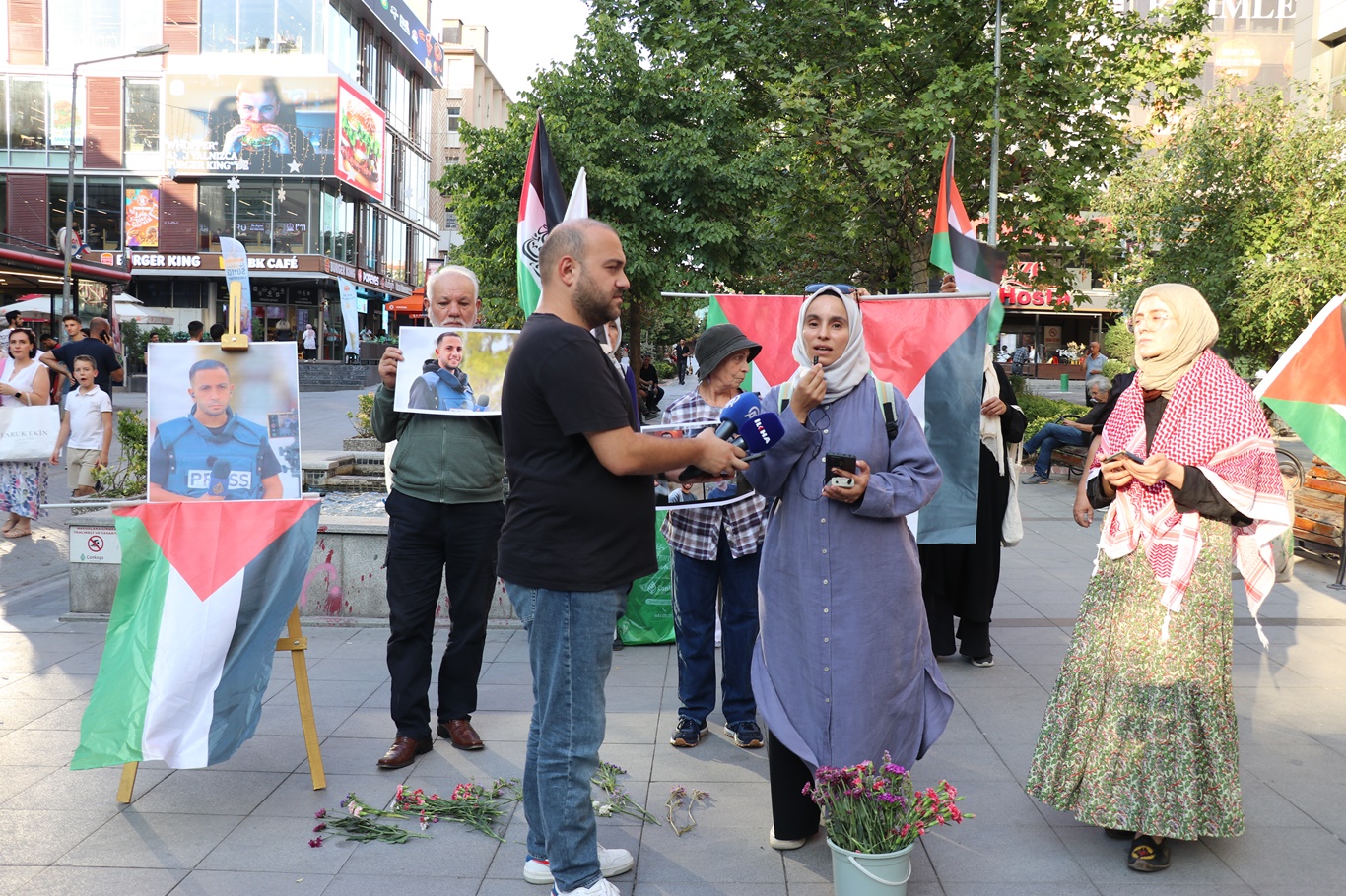Ankara’da Enes Şerif anması: Gazze’nin sesi kısılamaz