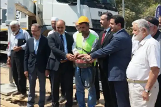 Malatya'da Mehmet Çoloğlu Camii'nin temeli dualarla atıldı