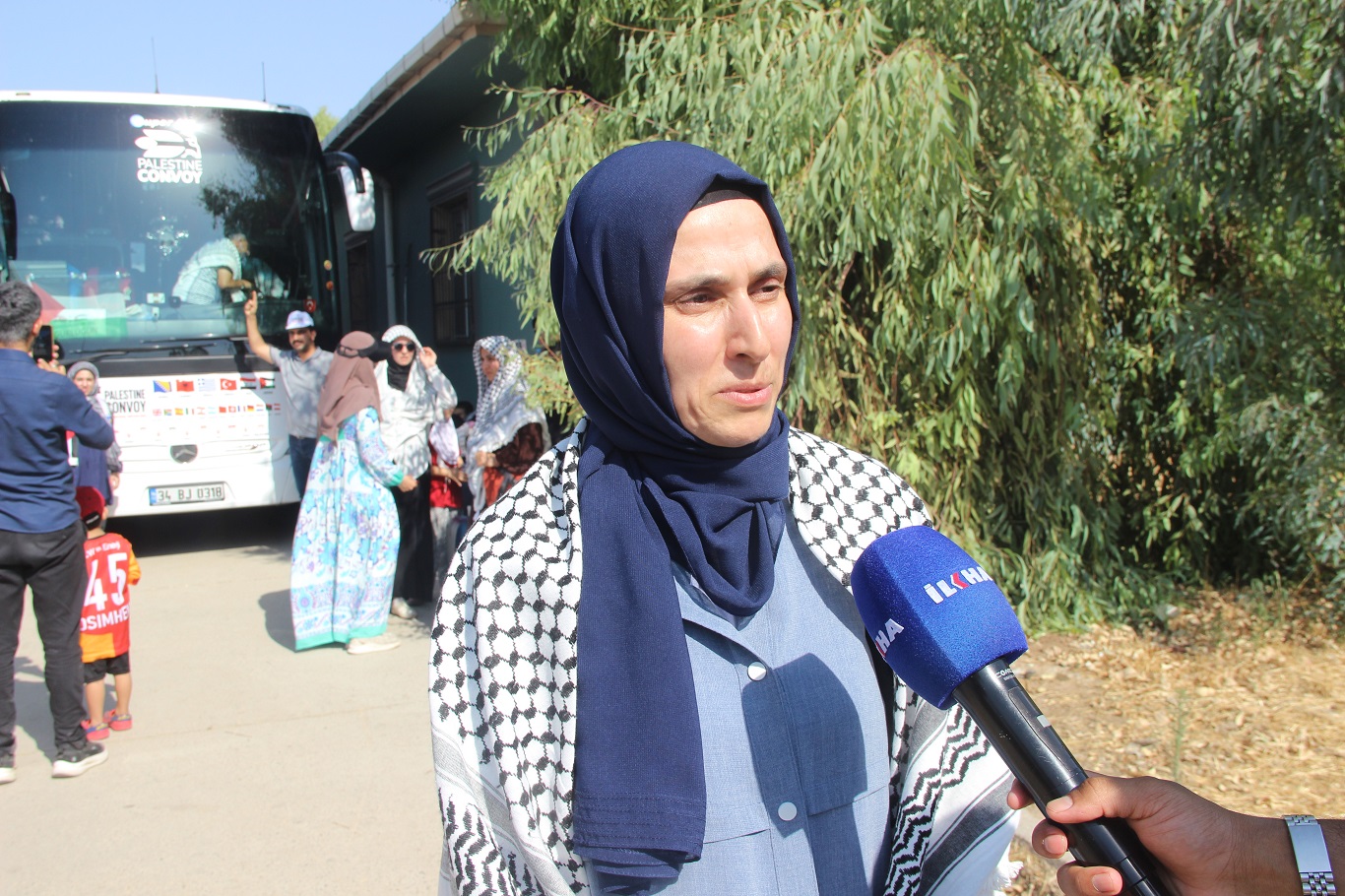 Uluslararası Filistin kara konvoyu, Habur Sınır Kapısı’ndan geçiş yaptı