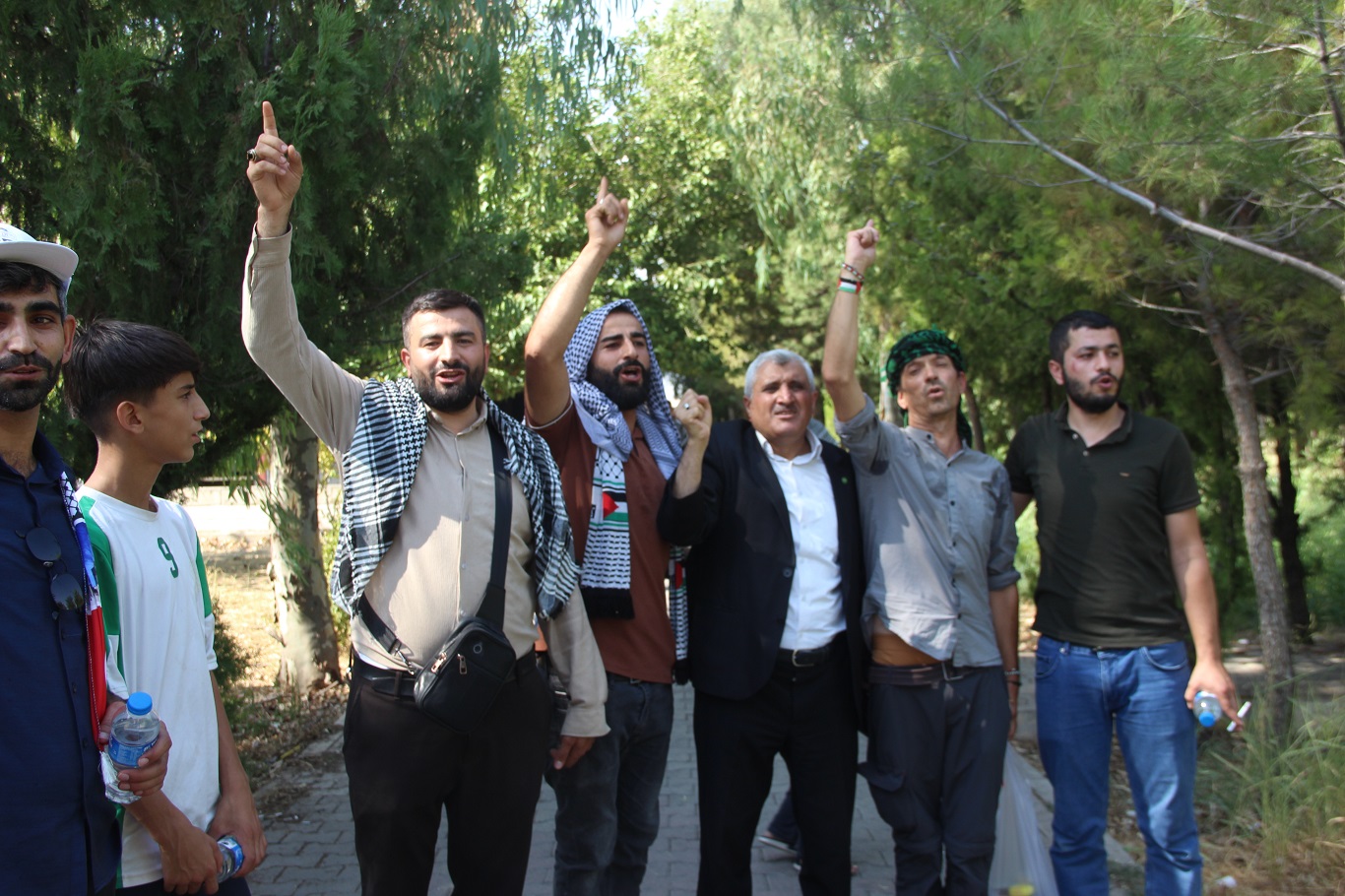 Uluslararası Filistin kara konvoyu, Habur Sınır Kapısı’ndan geçiş yaptı