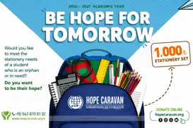 Hope Caravan launches nationwide stationery aid campaign for 2026–2027 school year