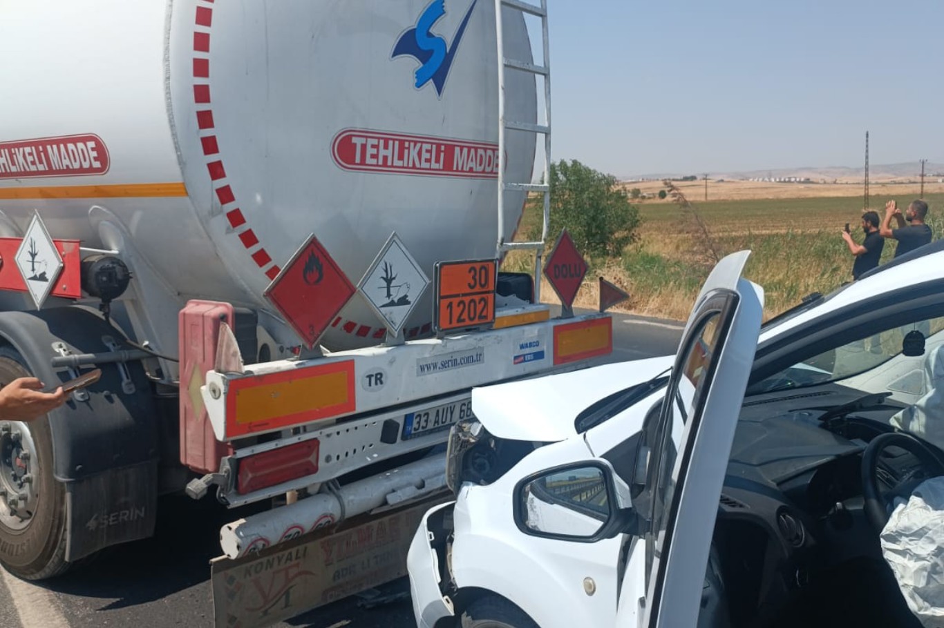 Mardin’de zincirleme kaza: Bir yaralı