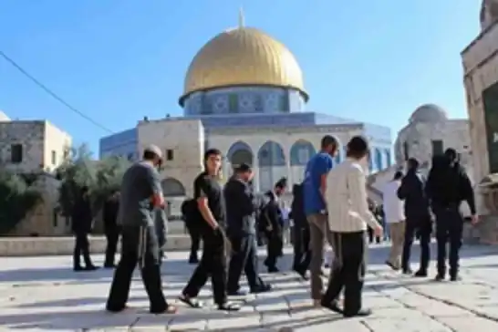 Israeli settlers storm Al-Aqsa Mosque under heavy police protection