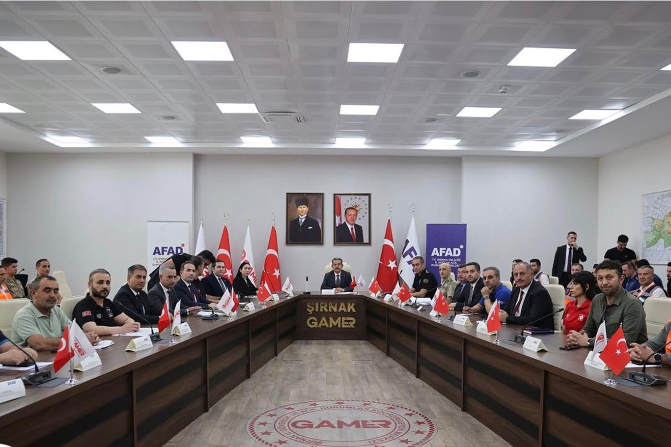 ŞIRNAK’TA TAMP KAPSAMINDA 23 KURUM VE 205 PERSONELLE AFET TATBİKATI YAPILDI