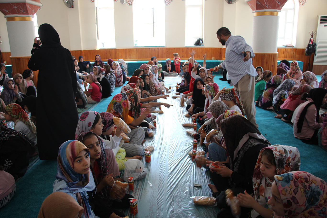 Gaziantep'te yaz Kur'an kursu öğrencilerine anlamlı veda 