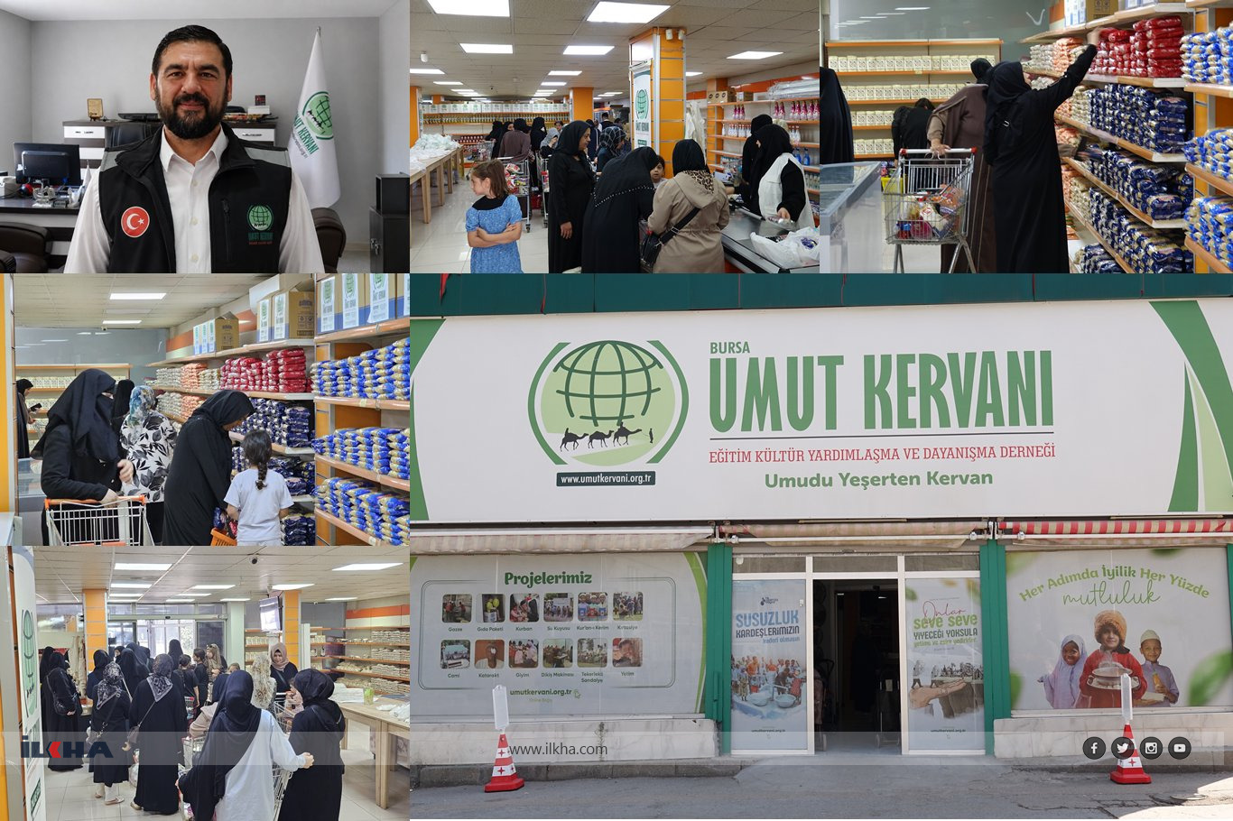 Hope Caravan continues monthly aid for hundreds of families in Bursa