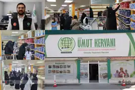 Hope Caravan continues monthly aid for hundreds of families in Bursa