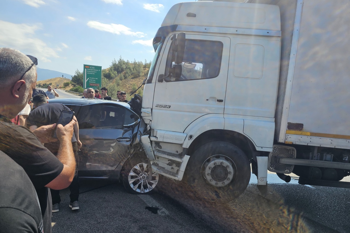 Bursa’da trafik kazası: 1 ölü, 2 yaralı