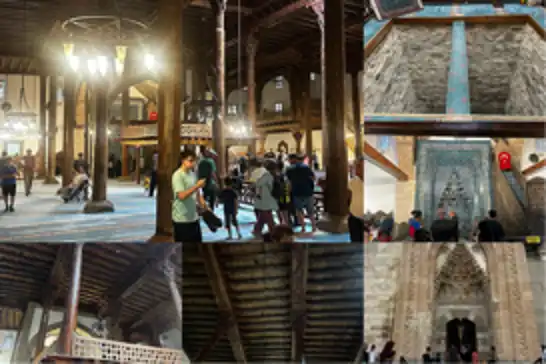 13'üncü yüzyıldan günümüze uzanan Eşrefoğlu Camii yaz aylarında ziyaretçilerini ağırlıyor