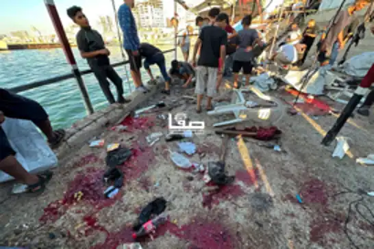 Israeli drone attack kills at least six civilians near Gaza port