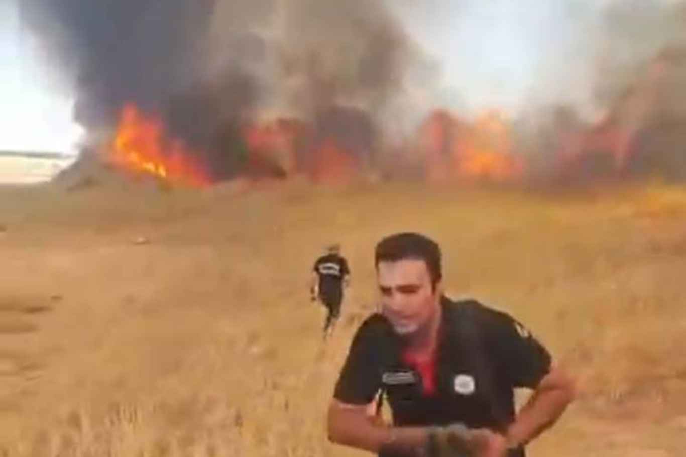 Malatya’da arazi örtü yangını