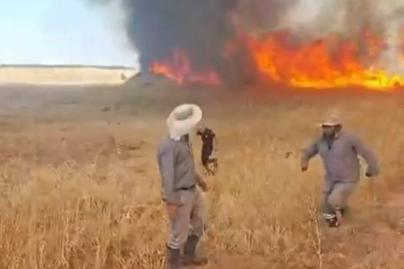Malatya’da arazi örtü yangını