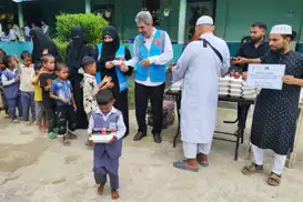 وەقفی یەتیمەکان لە بەنگلادیش بەرنامەیەکی مەولود بۆ منداڵەکانی یەتیم ڕێکخست