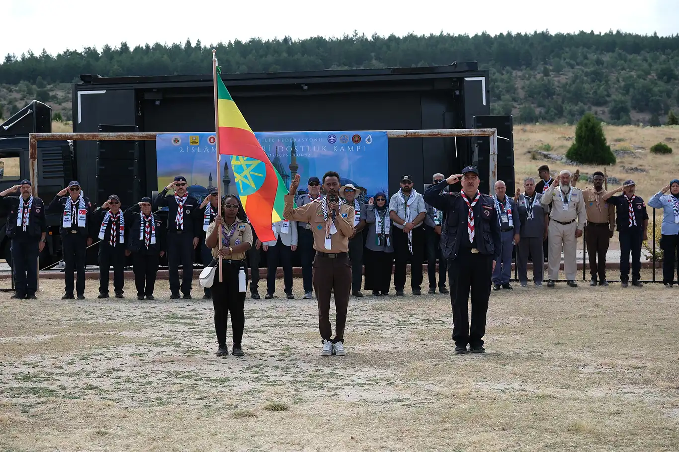 Konya, 16 ülkeden 2 bin izciyi dostluk kampında buluşturdu